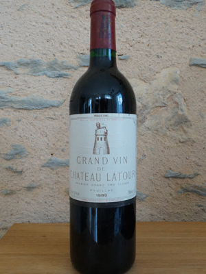 Grand Vin de Château Latour 1989 Pauillac - Premier Grand Cru Classé - Vin rouge de Bordeaux