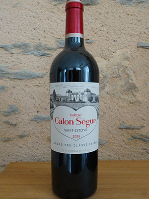 Château Calon Ségur 2019 - Saint Estèphe - Grand Cru Classé en 1855 - Vin rouge Bordeaux