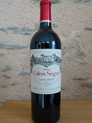 Château Calon Ségur 2020 - Saint Estèphe - Grand Cru Classé en 1855 - Vin rouge Bordeaux