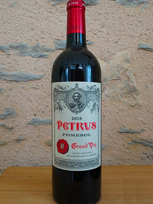 Petrus 2018 - Pomerol - Grand Vin Château Petrus - Vin rouge de Bordeaux