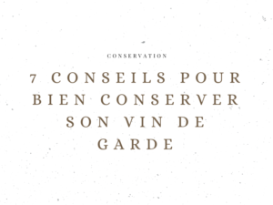 7 conseils pour conserver son vin de garde - Conservation - Le Clos des Grands Crus