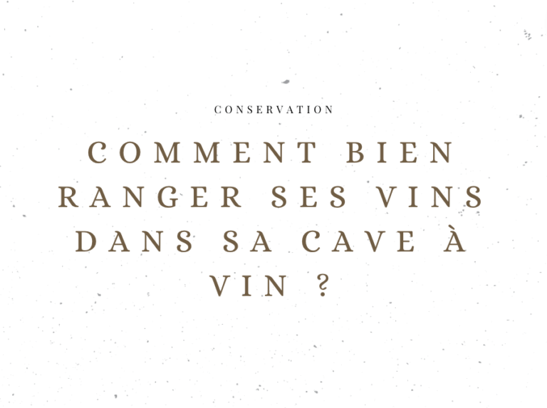 Comment bien ranger ses vins dans sa cave à vin - Conservation - Le Clos des Grands Crus