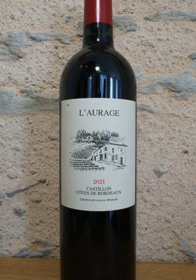 L'Aurage 2021 - Castillon Côtes de Bordeaux